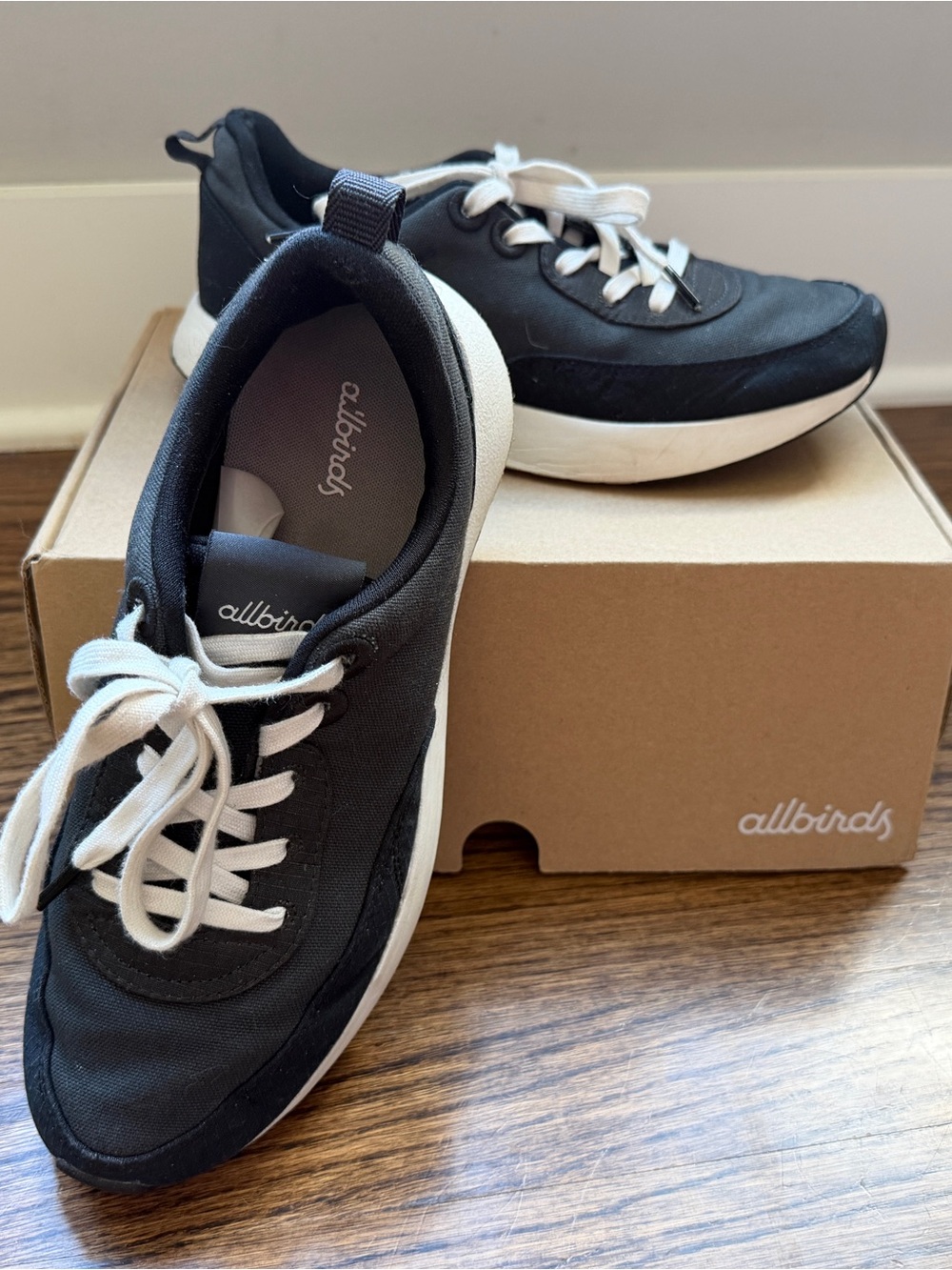 allbirds Black and White Women's Sneakers